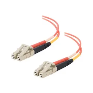 Кабель сетевой C2G 20м LC-LC 62.5/125 OM1 Duplex Multimode Fiber Optic - Оранжевый, для высокоскоростных сетей