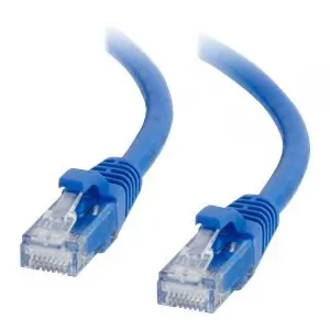 Аксессуар C2G 7ft Cat6a Ethernet кабель UTP Snagless - 10 Гбит/с, синий, для надежных сетевых подключений