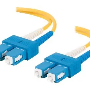 Кабель оптоволоконный C2G 10м SC-SC 9/125 OS1 Duplex Singlemode, TAA, желтый