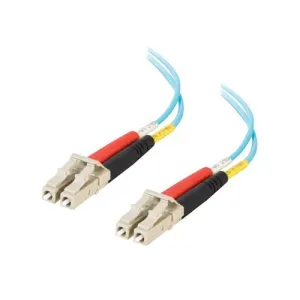 Кабель C2G LC-LC 10Gb 50/125 OM3 Duplex Multimode Fiber Optic (3м, Plenum, Aqua)
