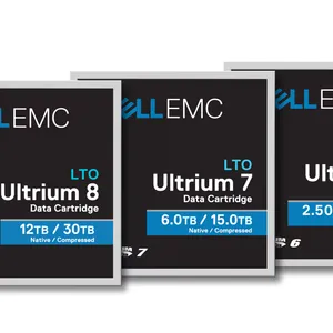 Картриджи LTO Ultrium Dell PowerVault – Надежные носители для резервного копирования и долгосрочного архивирования данных, совместимые с библиотеками TL1000 и другими системами Dell PowerVault.