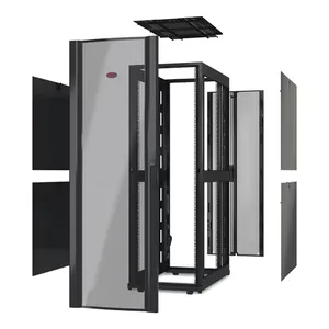 Стоечный шкаф APC NetShelter SX 42U AR3350X610 черный – для Blade-серверов и конвергентной инфраструктуры