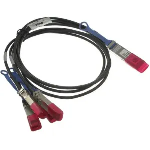 Кабель Dell Networking 100GbE QSFP28 to 4xSFP28 Passive Direct Attach Breakout, 3 метра, Twinaxial