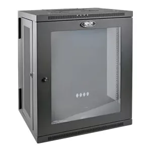 Аксессуар Eaton Tripp Lite SmartRack SRW15USG 15U Настенный Шкаф для Сетевого Оборудования с Акриловым Окном и Шарнирной Дверью, Глубина 20.5"