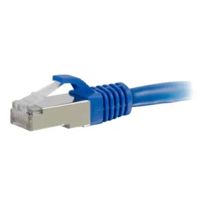 Сетевой патч-кабель C2G Cat6a Snagless Shielded (STP) 5 футов, синий – для 10 Gigabit Ethernet