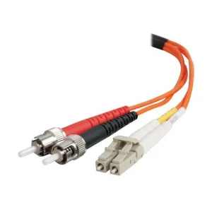 Кабель оптоволоконный C2G LC-ST 62.5/125 OM1 Duplex Multimode PVC, 20м, оранжевый