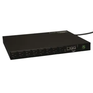 PDU Eaton Switched PDUMH15NET 1.4кВт, 16 розеток NEMA 5-15R, 1U Rack-Mount, TAA-совместимый