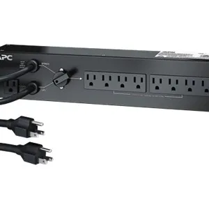 Аксессуар APC Service Bypass PDU SBP1500RM, 120V 15A, 8 розеток NEMA 5-15R, 2U стоечный монтаж