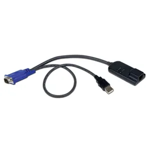 Аксессуар Dell DMPUIQ-VMCHS-G01: Модуль интерфейса KVM для VGA, USB, виртуальных носителей и CAC, совместимый с MergePoint Unity и AutoView.