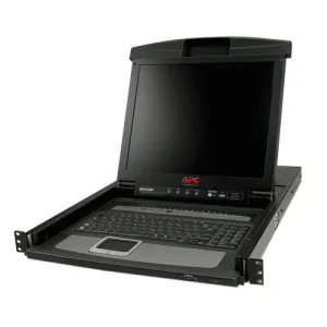 LCD Rack Console APC AP5816 17" с интегрированным 16-портовым аналоговым KVM-переключателем, 1U