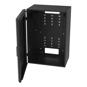 Шкаф-стойка C2G VWMFD-8RU-36-B (VWM Series) 8U вертикальный настенный с полной дверью, TAA-совместимый, нагрузка до 68 кг