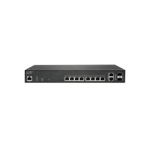 Коммутатор SonicWall SWS12-10FPOE - Управляемый Gigabit Ethernet с 10 портами PoE и 2 SFP слотами для расширения сети