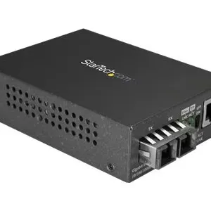 Медиаконвертер StarTech.com MCMGBSCSM10 Gigabit Ethernet на SC Single-mode Fiber 10 км – Мост 10/100/1000 Мбит/с