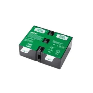 Батарейный блок APC APCRBC124 – Сменный картридж для ИБП Smart-UPS и Back-UPS, 24В 9Ач, свинцово-кислотный, с горячей заменой и 2-летней гарантией