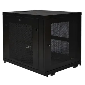 Аксессуар: Стоечный шкаф Eaton Tripp Lite SmartRack SR12UB 12U 19" Mid-Depth для IT-оборудования с нагрузкой до 1000 фунтов и регулируемой глубиной